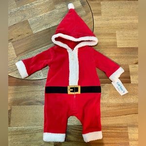 NWT Newborn Santa Suit